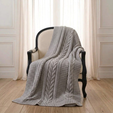 Handcrafted Organic Cotton Throw Blanket